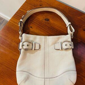 Coach Cream Shoulder Bag